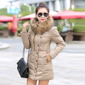 2016womenjacket and parks cotton long section padded jacket Korean version coat of loose women s winter