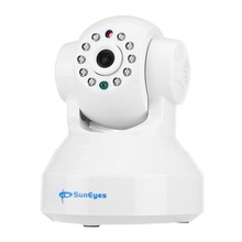 SunEyes SP HM01WP 720P HD Megapixel P2P Plug Play Wireless IP Camera Pan Tilt with two