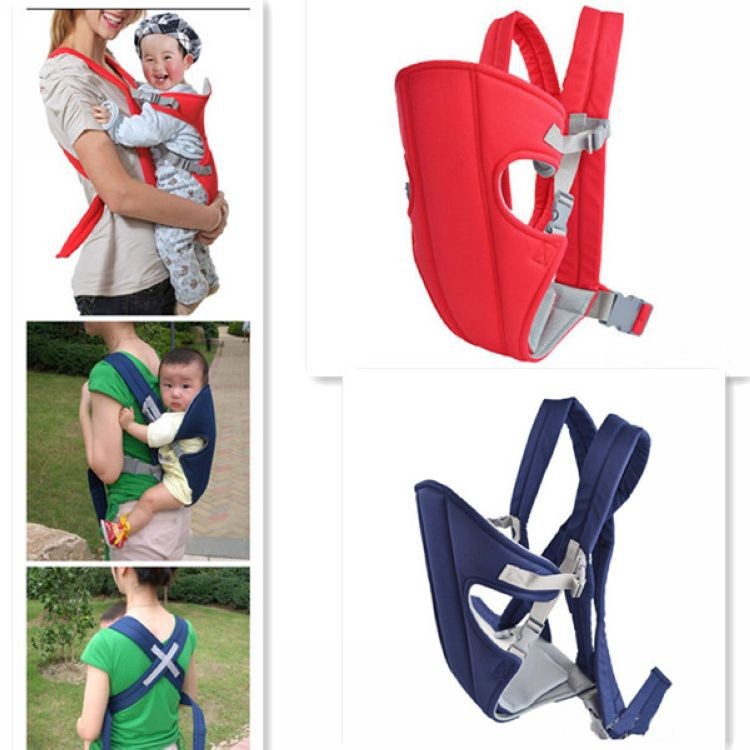 Two Way Baby Carrier Sling Wrap Rider Infant Comfort Front & Back backpack Buckles Adjustable (1)
