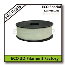 white HIPS 3d printing filament material free shipping