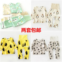 8 colors winter mini rodini panda bobo choses baby boy clothing sets kids clothes long t shirts+pants 2 pcs pajama sets kikikids