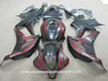 Motorcycle fairing kit for Honda injection molding CBR600RR 07 08 red flames black fairings set CBR