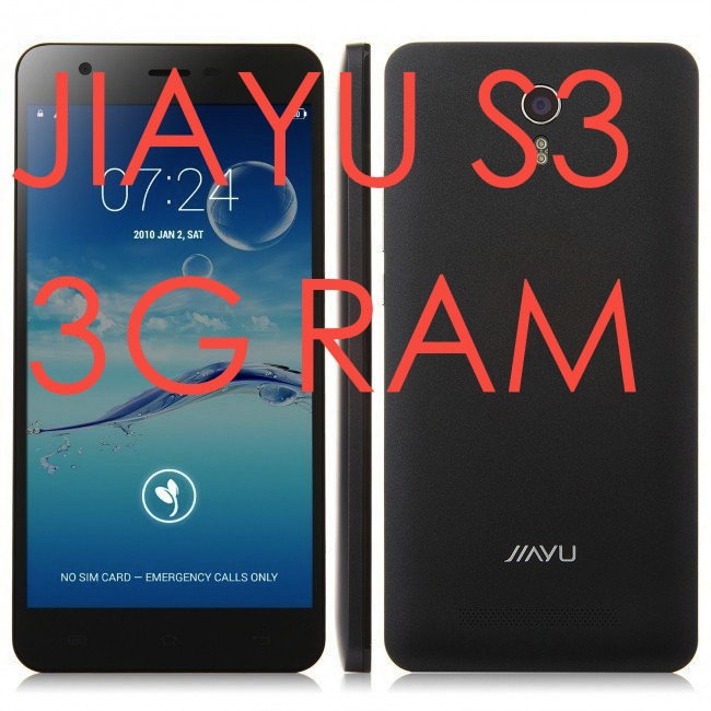 JIAYU S3 Advance RAM 3GB ROM 16GB 4G FDD LTE MTK6752 64 bit Octa Core SmartPhone