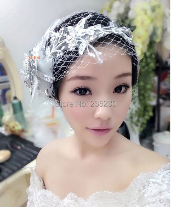 ... Paris bridal headdress Korean chase fragrant flower ornaments handmade lace forehead crystal wedding tiara - Paris-bridal-headdress-Korean-chase-fragrant-flower-ornaments-handmade-lace-forehead-crystal-wedding-tiara