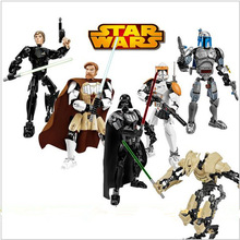 2016 New KSZ Star Wars Minifigures Darth Vader General Grievous Clone Commander Cody font b Figure