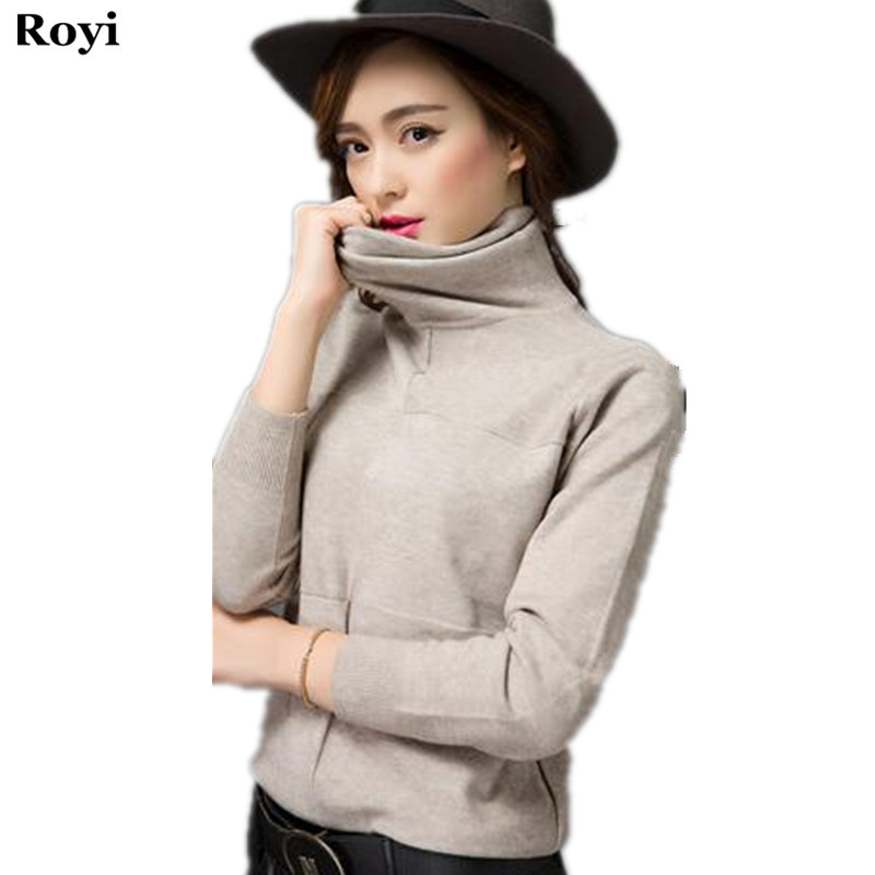 2015 Autumn and Winter turtleneck Fashionable sweaters,women's basic shirt slim knitted cashmere sweater Free Shipping M-XXXL