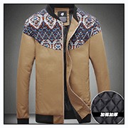 2015-plus-cotton-male-jacket-male-outerwear-male-flower-colorant-match