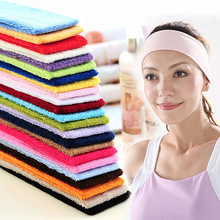 Free Shipping Candy color towel hair bands, women hair accessory, sports yoga hair band