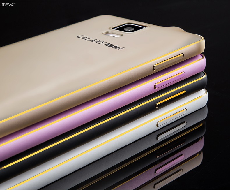 note 4 gold edge bumper+cover-6