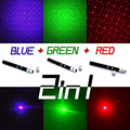 Powerful 3 Color laser Pen Puntero Laser Pointer 5mw Caneta Laser Green Red Blue Violet Lazer