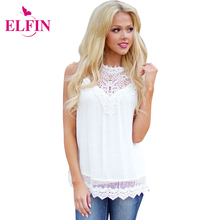 wome solid causal top sleeveless o neck lace hollow out 2016 summer women tank tops china cheap clothes LQ9050R