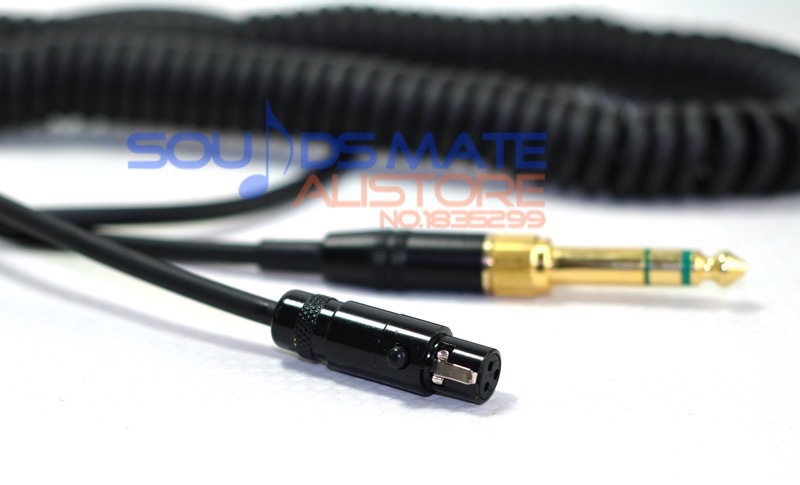 Spare Replacement Cable For Pioneer HDJ2000 HDJ-X10 Headphones Coiled Cord 80cm 
