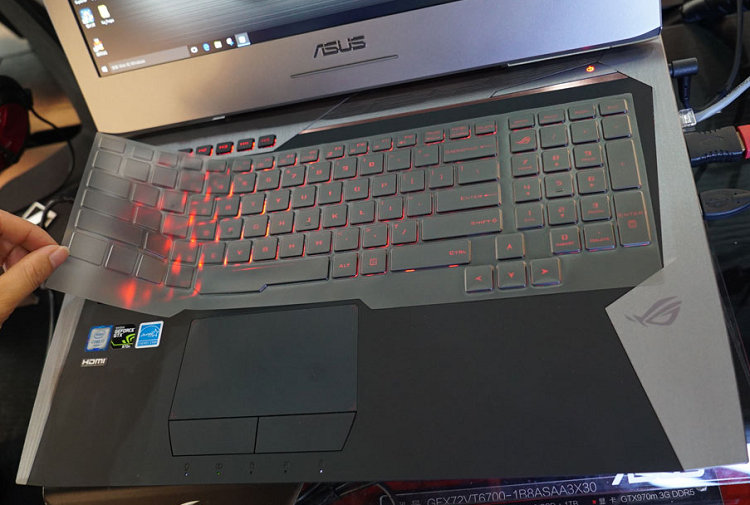 cleaning asus g75vw keyboard