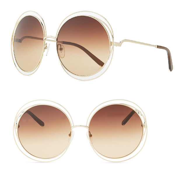 2015 NEW High quality Elegant Round Wire Frame Sunglasses Women mirror gradient Glasses shades Oversized Eyeglasses