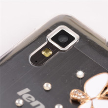 original Floral Rhinestone Case For lenovo A916 luxury Flower Mobile Phone Accessories diamond Crystal bling hard