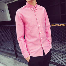 2016 New Arrival Plus Size Cotton Brand Striped Shirt Men Long Sleeve Spring Autumn Men Casual Men Shirt Oxford Dress Shirt