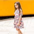 2016 Summer Baby Girls Cotton Frock Designs Dresses for Kids Age 5 6 8 9 9