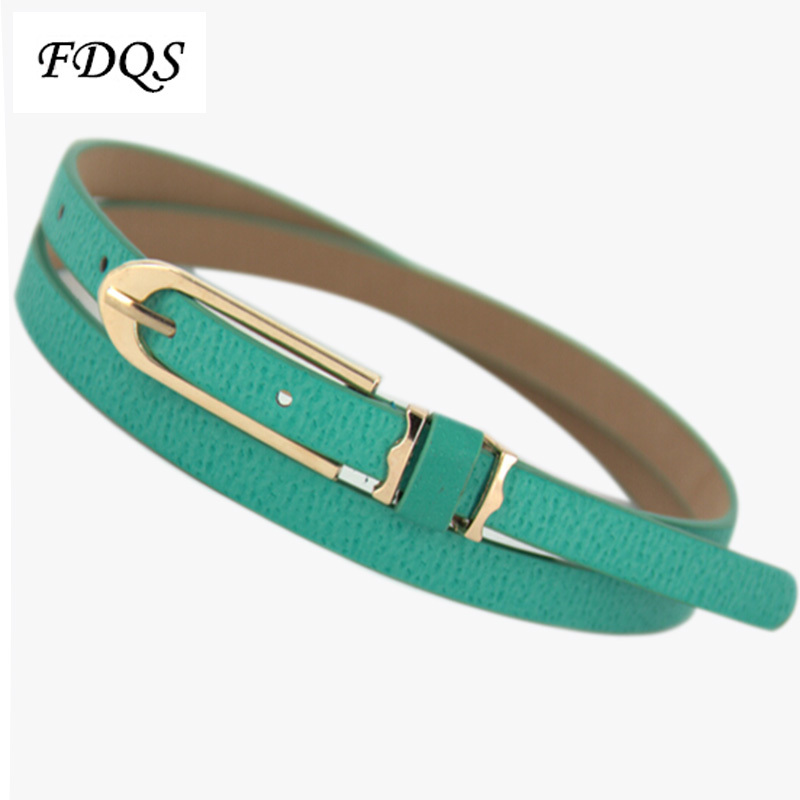 Free shipping 2014 new ladies fashion Thin belt female decoration mixed pigskin thin belt women small