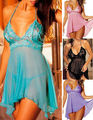 Hot Sexy Lingerie Lace Dress Underwear Ladies Sleepwear BabyDoll G String