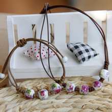 Ceramic Jewelry Set, Necklace Bracelet Each One, Bohemian Style,New 2014 Fashion Vintage Jewelry Accessories Wholesale