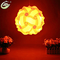 IQ lamp Puzzle Pendants DIY Moderne Pendant Ball novelty yellow lampe size 25cm 30cm 40cm YSLIQY