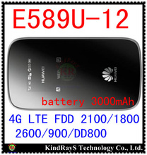 Desbloqueado Huawei E589 E589u-12 LTE 4 g wifi Hotspot router 4 g LTE mifi dongle FDD 2100 / 1800 / 2600 / 900 / DD800 pk e587 mf90 mf91 e5776