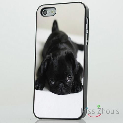 Cute Pug Puppy Dog Adorable back skins mobile font b cellphone b font cases for iphone