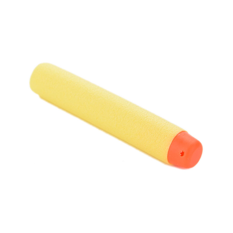100pcs 7.2cm Yellow Refill Darts soft Bullet With Hole for Nerf gun N-strik...