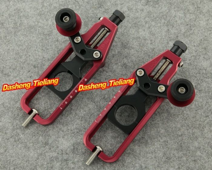 Motorcycle Chain Adjuster For GSXR 1000 2007 2008 / Suzuki GSX-R 07 08 Red, Aluminum, China Motor Spare Parts and Accessory