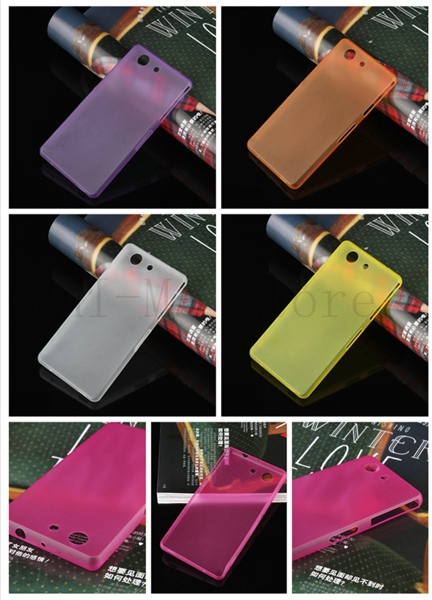 1PCS LOT Brand New Matte Plastic Soft Back Print Shell Cover Case For Sony Xperia Z3
