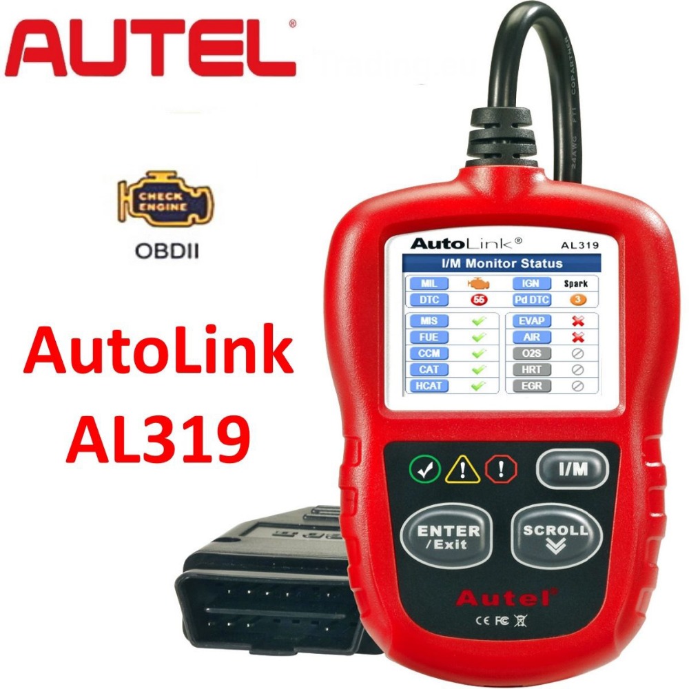 Autel Autolink AL319 OBD2 OBDII EOBD Diagnostic Code Reader Scanner Tool