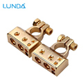 LUNDA Gold plated Car Battery Terminal Positive negative Car battery jump starter Connector Battery Caps Terminal