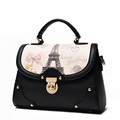 England Style Ladies Handbag Korean Trend Print Shoulder Bag Fashion Casual Sweet Style Women Shoulder Bag