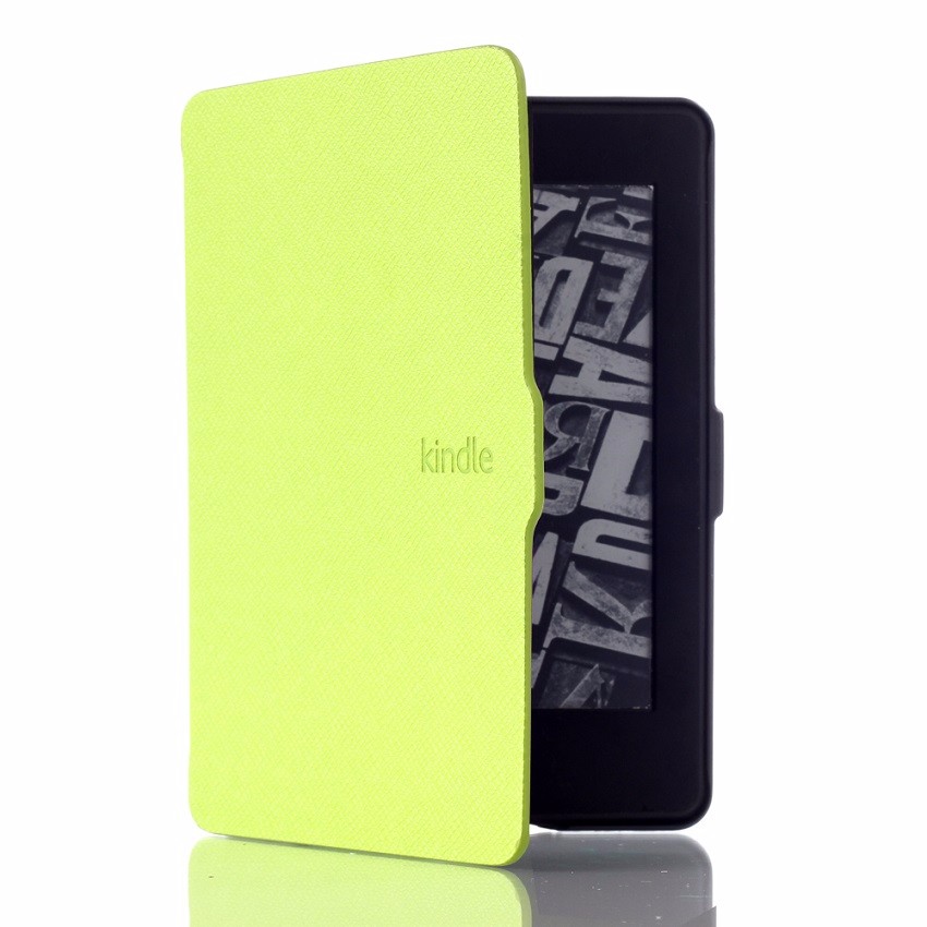 green cross line PU leather kindle paperwhite 2015 cases (2)