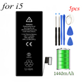 5pcs lot Newest Replacement Battery 3 8V 1440mAh Brand New Inner built in Li ion Battery