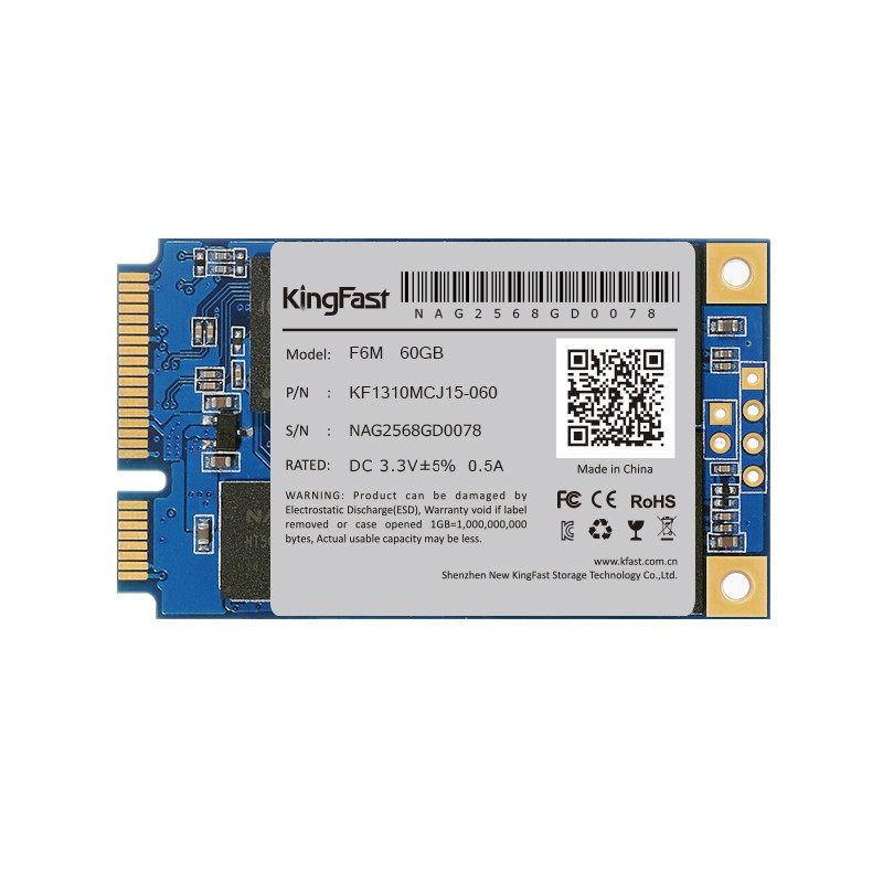   F6M 60  / 128  Kingfast mSATA3.0 SSD      1.3 