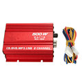 New Arrival 500w 12V Mini 2CH HiFi Stereo Car Power Amplifier MP3 Audio Speaker USB