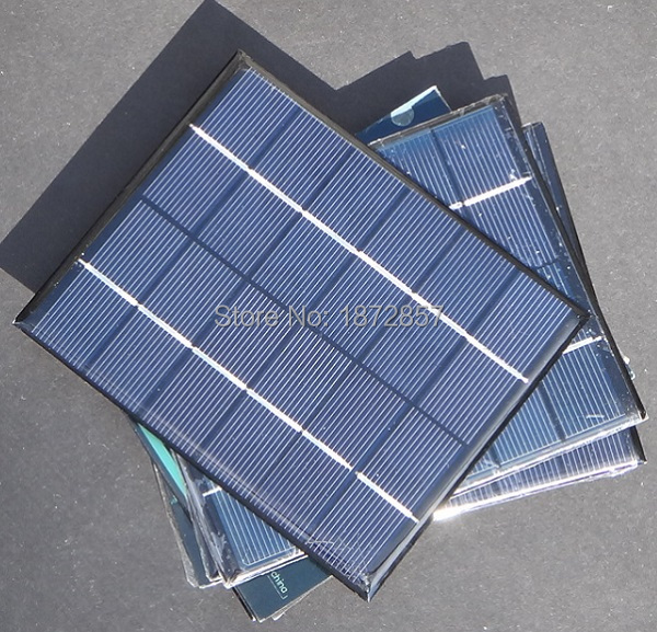 6V 2W 330MA Solar Cell Diy Solar Panel Module for Light Battery Cell 