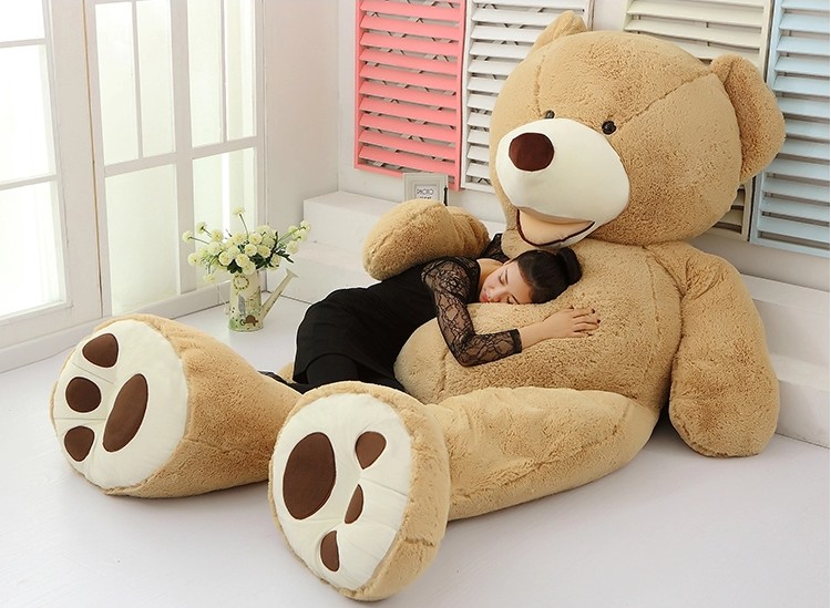 a giant teddy bear