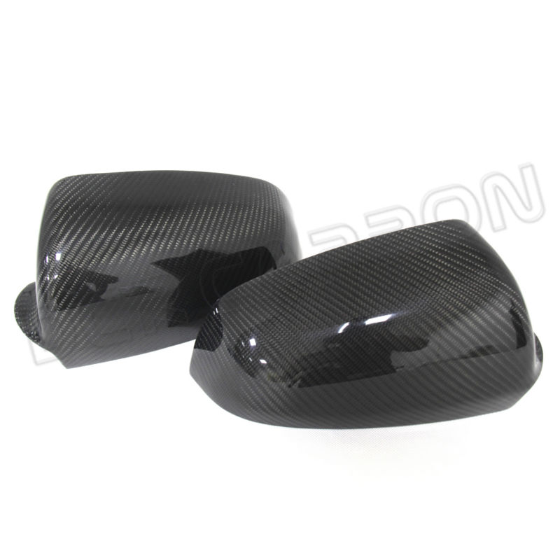 For Audi B7 2010 2011 2012 2013  Add on Carbon fiber mirror covers