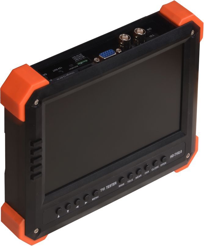 New 7 TVI camera tester CCTV monitor analog testing VGA HDMI input 12V2A ouput