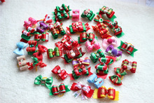 New Arrival 20pcs/ lot Mix Christmas Designs dog bows pet hair bows for holidays,pet dog hair accessories pet grooming products