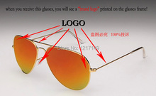 fashion brand new G15 glass lens aviator RB 3025 sunglasses women 3026 men fashion ray Gafas