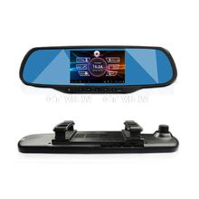 GT VIEW 5.0″Touch Dual Camera with 1GB RAM 8GB ROM WiFi FM GPS Navigation Bluetooth Car DVRS Kits Mirror Android Cameras