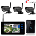 Wireless surveillance camera work with video door phone video intercom system