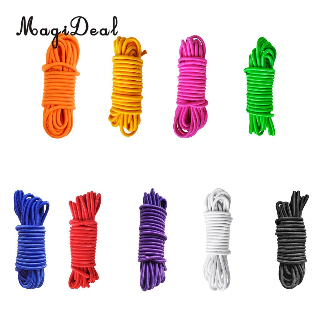 Tie Down Trailer Strap or DIY Applications 1/4 x 10 Bungee Shock Cord Heavy Stretchy String Rope for Marine Kayak