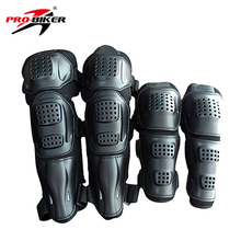 PRO-BIKER Motorcycle Riding Kneepad Motocross Off-Road Dirt Bike Elbow & Knee Protective Gear Set Brace Pads Protector Guard