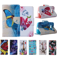 Flower Pattern Flip Stand Wallet Leather Cover case for samsung galaxy trend 2 lite g318 sm-g318h /ace 4 neo g318h cell Phone