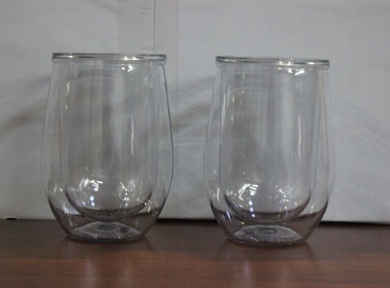 wholesale tumblers Stemless Tumbler Acrylic Wall Insulated oz Double Wine 10