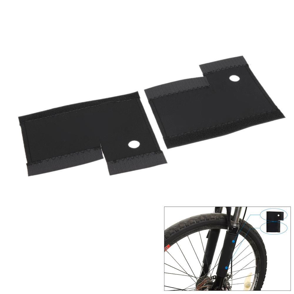 1 pair bicycle front fork protective pad neoprene wrap cover protector guard for cycling 1 pair bicycle front fork protective pad neoprene wrap cover protector guard for cycling